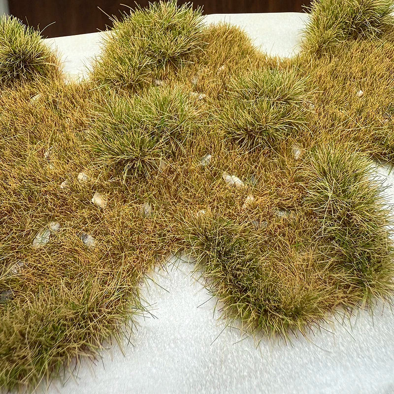 11*15cm Model Grass Turf With Stone Lawn Model Material Micro Landscape Platform Diy Material 1/64 Scale Train Railway Layout
