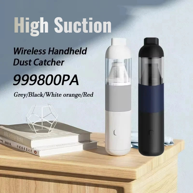 Powerful Car Vacuum Cleaner High Suction Mini Wireless Handheld Cyclonic Vacuum Dust Catcher Home Car Wet Dry Rechargeable