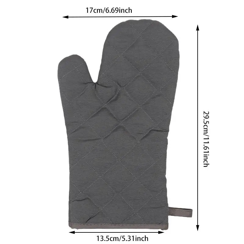 Useful Microwave Oven Gloves Multi-Color Kitchen Cooking Baking Mitts Pot Pad Heat Proof Protected High Temperature Resistant