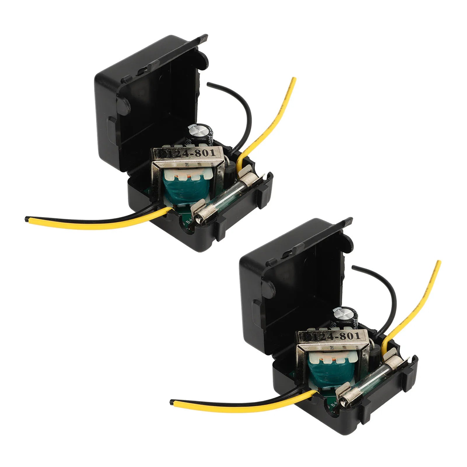 2Pcs Car Power Filter Stereo Noises Reduction Stereo Noise Suppressor Reducer 12V Interference Proof for Equalizers Amplifiers