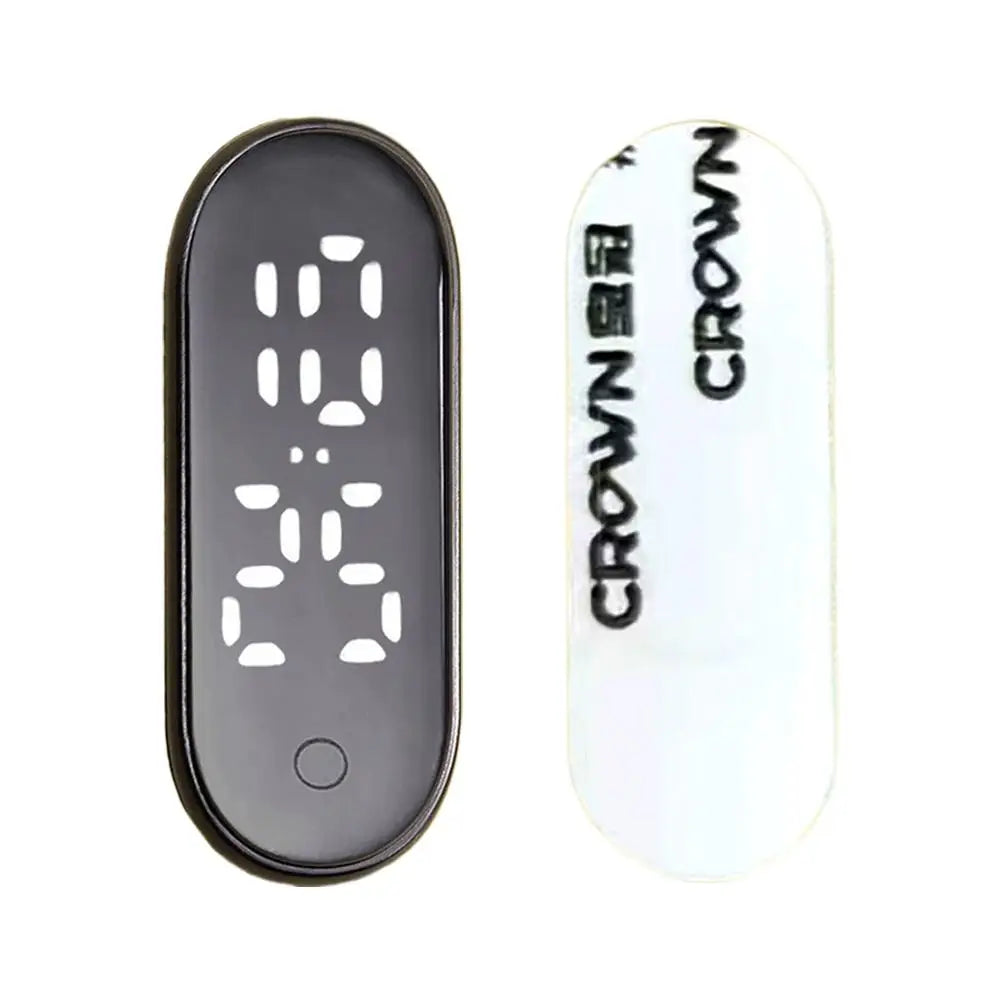 Luminous Motorcycle Car Clock Auto Internal Stick-On Mini Waterproof Watch Mechanics Quartz Clocks Auto Ornament Car Accessories