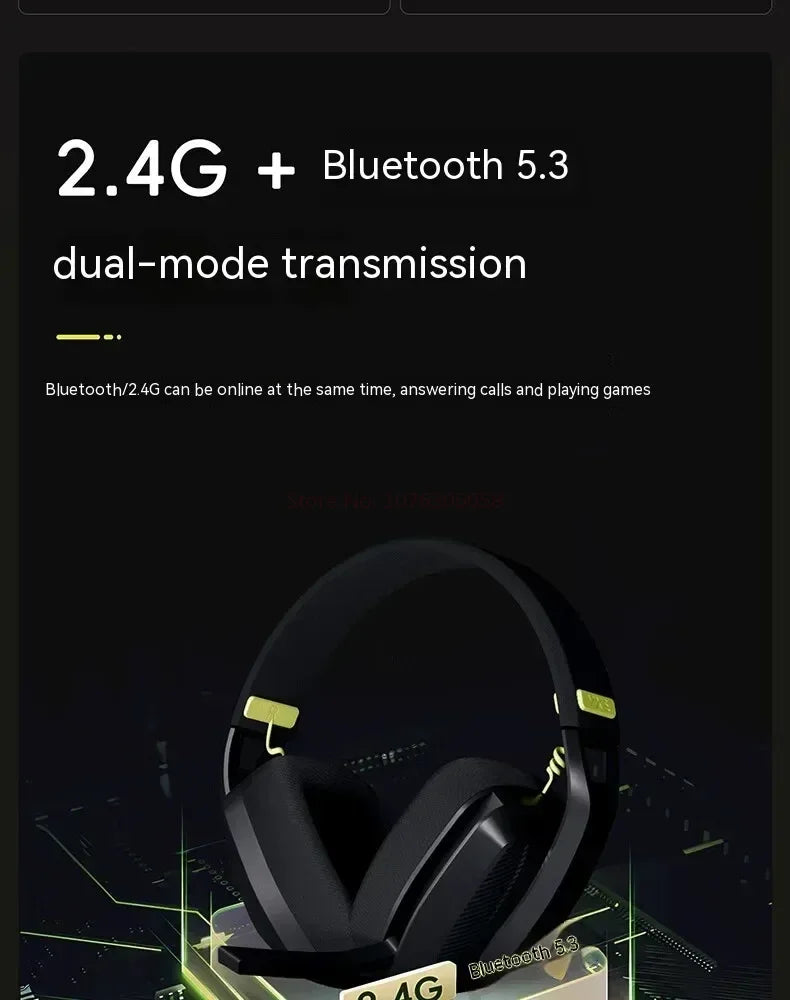VGN VXE Siren V1 Gaming Headset Bluetooth 5.3/2.4g Dual-mode Lightweight Headphone With Microphone Computer Esports Headset Gift