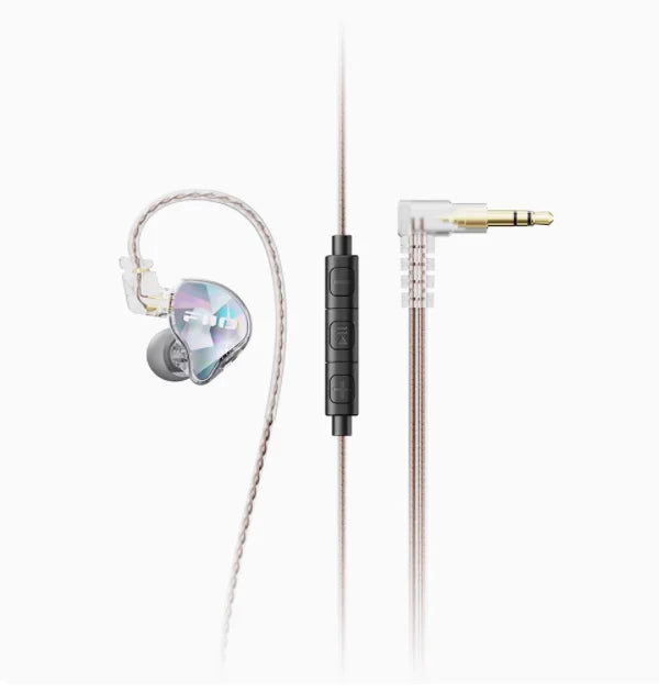 FiiO JD10 Wired Earphones HIFI Stereo Bass Music Earbuds In Ear Sport Headphones Gaming Headset