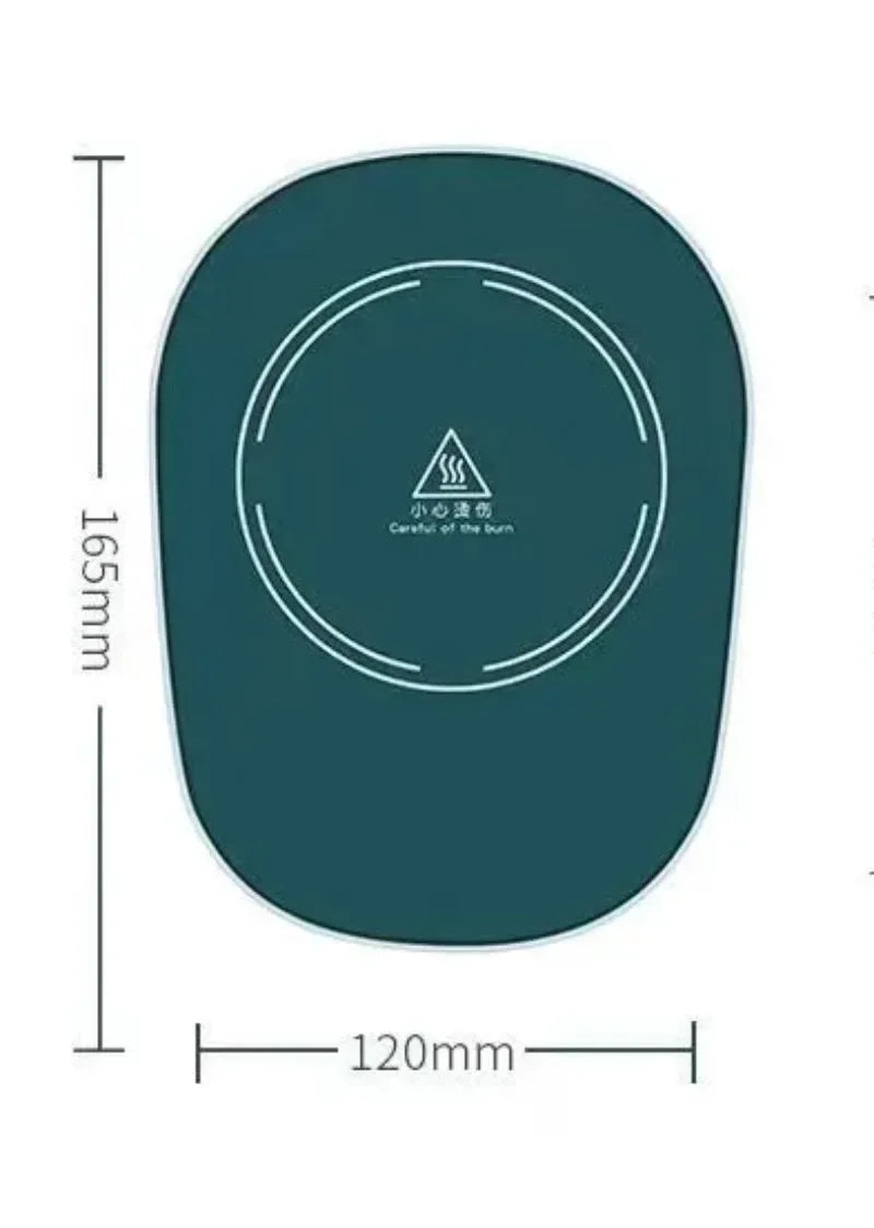 Electric Smart Thermostatic Coaster Suitable for Home and Office Suitable for Hot Coffee Tea Milk Water Portable and Waterproof
