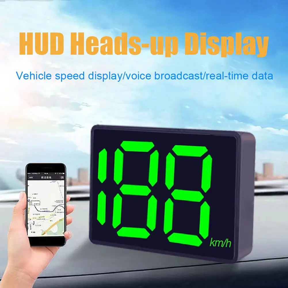 Universal Smart Gadget: GPS Car Speedometer with HUD Measurement Display; Speed KM/H. Experience in Improved V3G7