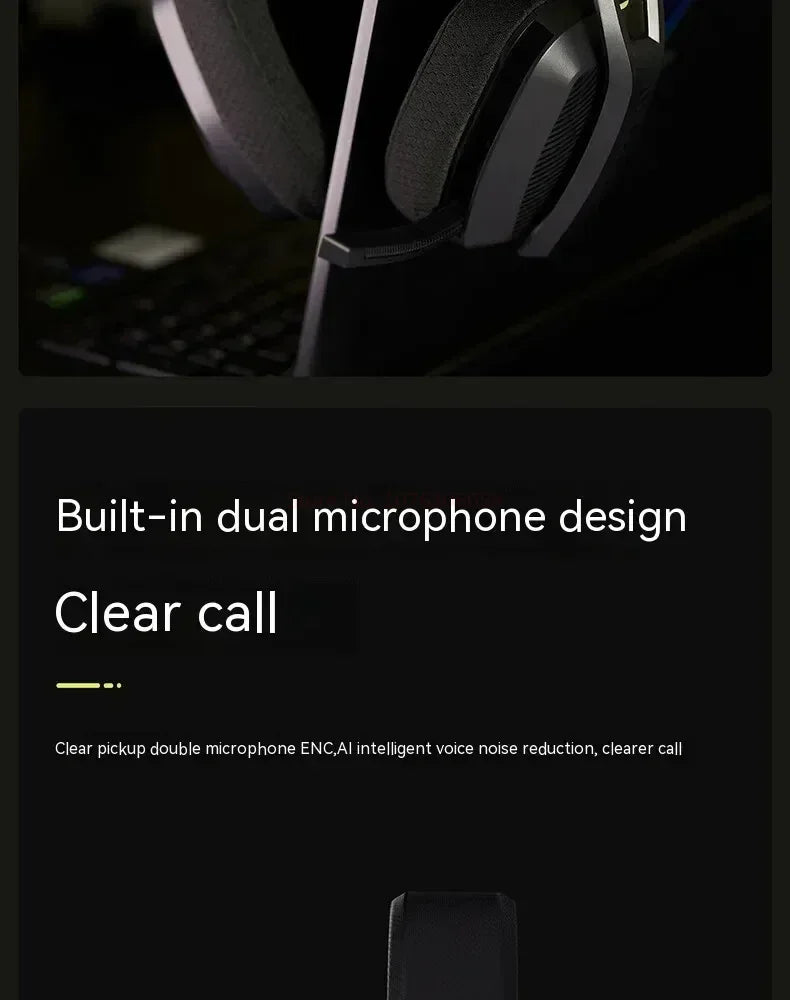 VGN VXE Siren V1 Gaming Headset Bluetooth 5.3/2.4g Dual-mode Lightweight Headphone With Microphone Computer Esports Headset Gift