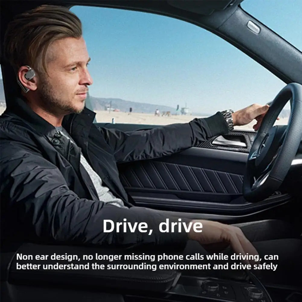 NEW Earhooks Wireless Bluetooth 5.4 Headphones Gaming Sports Headset HiFi Stereo Noise Reduction Earbuds Earphone With Microphon