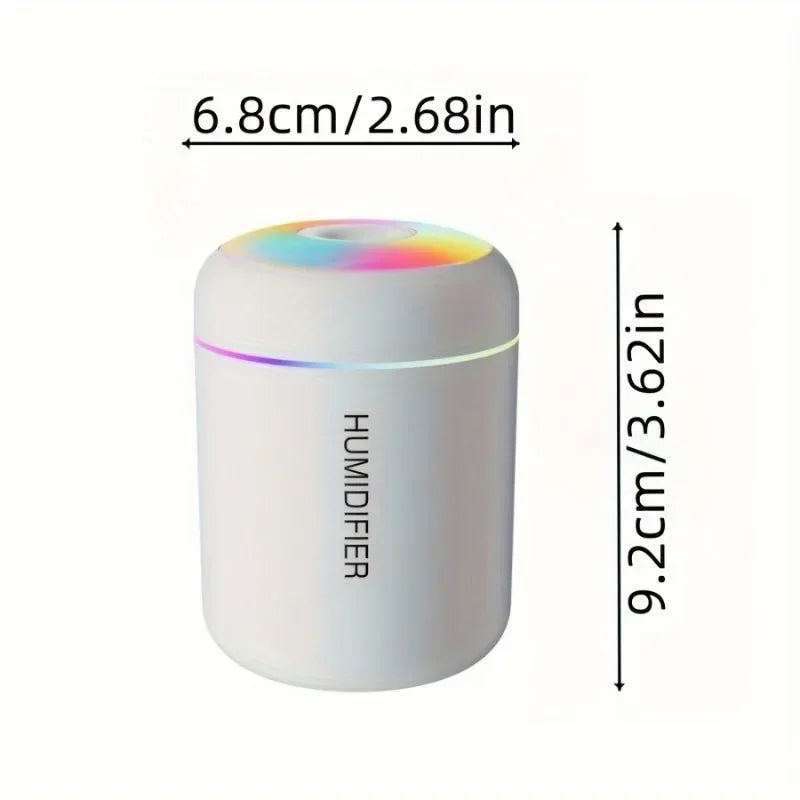 Portable Mini Air Humidifier USB Electric Aroma Diffuser Essential Oil Purifier Aromatherapy Mist Maker Lights for Car Home