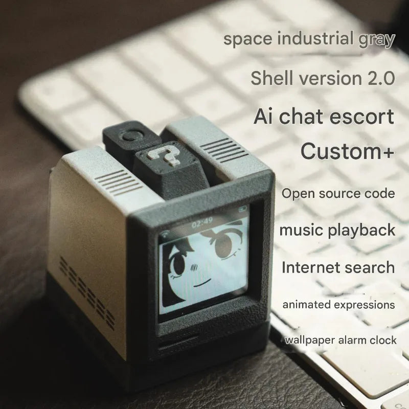 Alarm Clock AI Desktop Robot Customizable DIY ESP32－S3MAX Chat Robot Voice Dialogue Recognition 3D Printing Voice Assistant