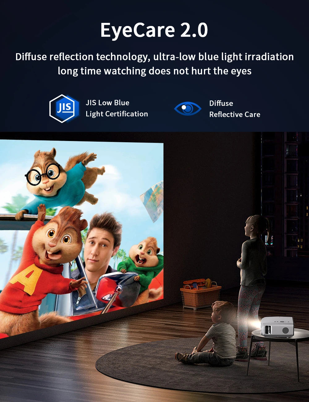4K auto focus movie projector 3800 ANSI 2.4+5G wifi bluetooth 1080P full hd HDR android tv video daytime projector home theater
