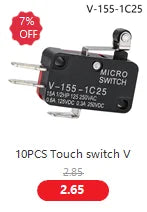 10pcs/lot Large micro switch V-15-1C25, silver point V-15-IC25 microwave oven, contact switch, copper point tact switch