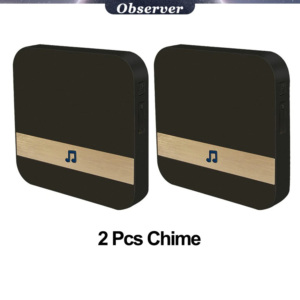 Universal 433MHz Wireless WIFI Smart Video Doorbell Chime Indoor Music Receiver 52 Melodies 4 Levels Volume for Smart Doorbells