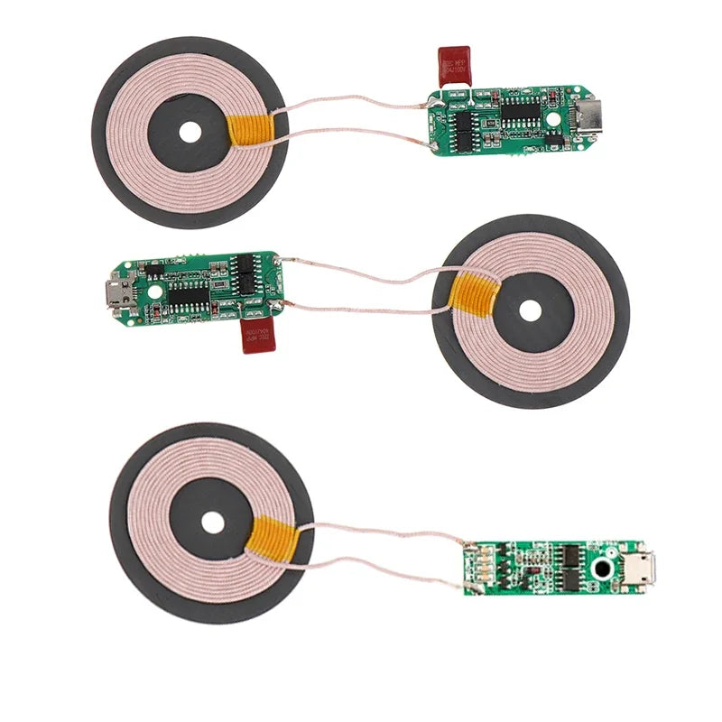 5W/10W/15W Wireless Power Supply Module Wireless Charger Module Transmitter Receiver Terminal Circuit Board Module for DIY Phone