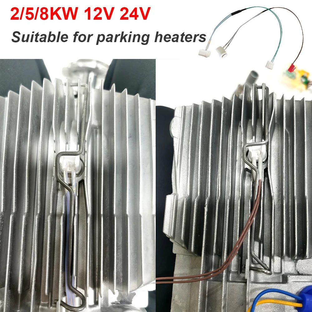 2KW 5KW 8KW  Superheat Car Parking Heater Temperature Sensor Air Heater Similar Eberspacher Webasto Parking Heater Purpose
