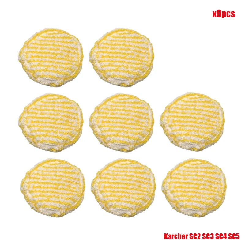 Mop Cloth Cover For Karcher SC2 SC3 SC4 SC5 Handheld Steam Vacuum Cleaner Large Round Brush Steamer Cover Nylon Accessories