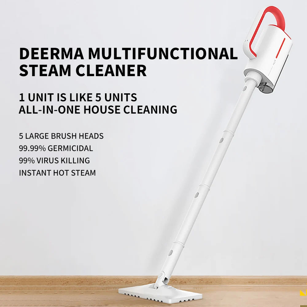 Original Deerma DEM-ZQ610 Steam Mopping Machine Multifunction Household Cleaning mop Aspirador 5 Attachments Mold