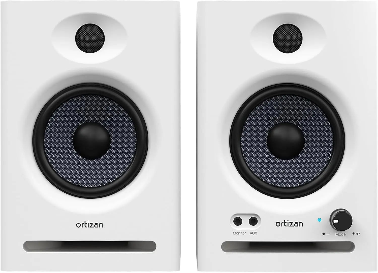 Ortizan Audio Bookshelf Active Speakers Studio Monitor，Bluetooth 5.3 Wireless Computer TV PC USB DAC HiFi Home Subwoofer System