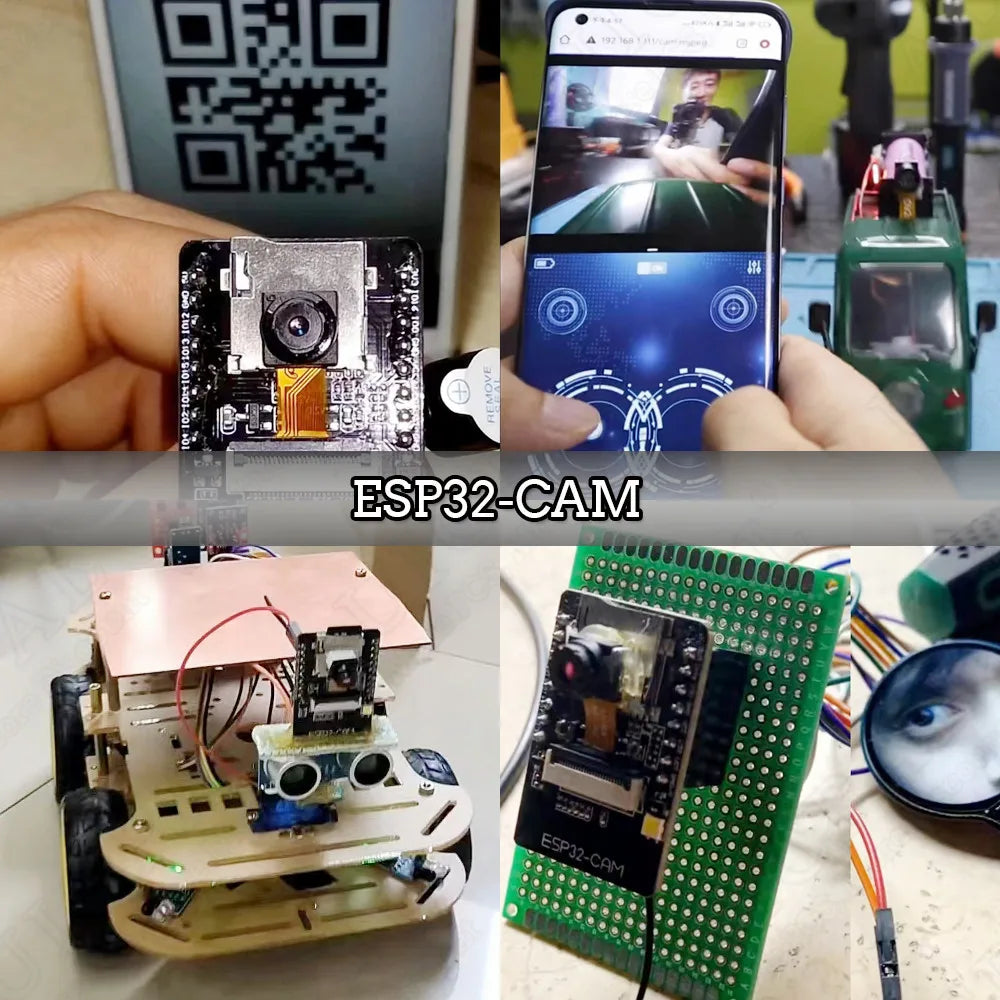 Original ESP32-CAM Camera Module Kit 2.4 GHz WiFi Bluetooth 8MB PSRAM OV2640 Camera Module 66 120 160 Degree 850nm Night Vision