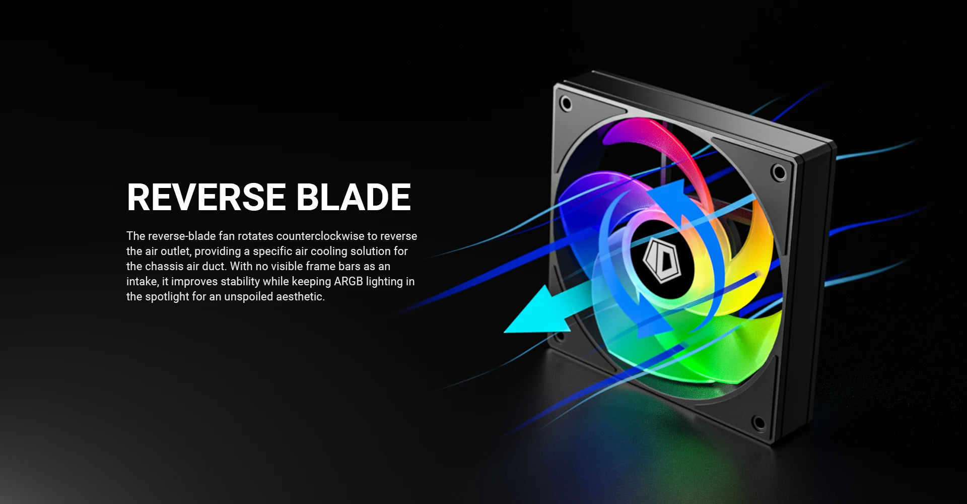 ID-COOLING AS-120-K 120mm High Performance Computer Cooling Fans,Fan Speeds：300- 2000 RPM,Hydraulic Bearing Quiet Long lifespan