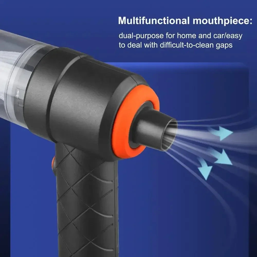 Car Wireless Vacuum Cleaner Portable Strong Suction Home Cleaning Equipment Handheld Dust Collector Mini Car Dust Blower