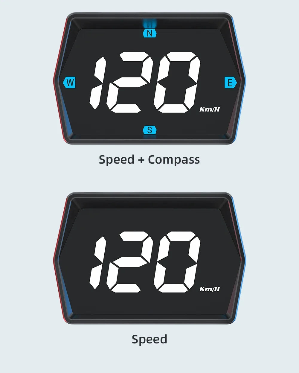 G20 Car Head Up Display GPS HUD Smart Meter Auto GPS Security Overspeed Alarm Speed Compass Electronic Accessories Hud Display
