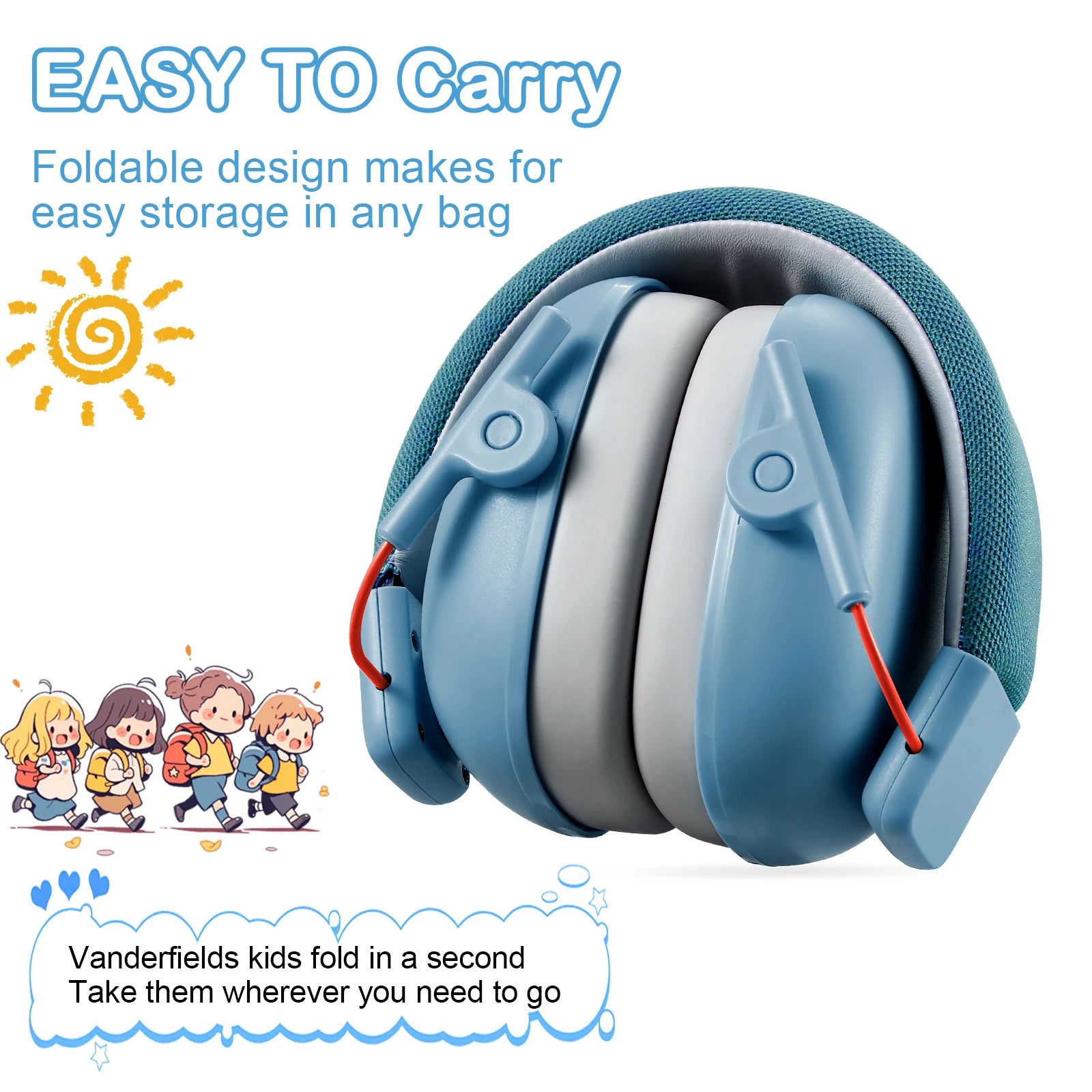 YHKEMA Kids Noise Cancelling Headphones