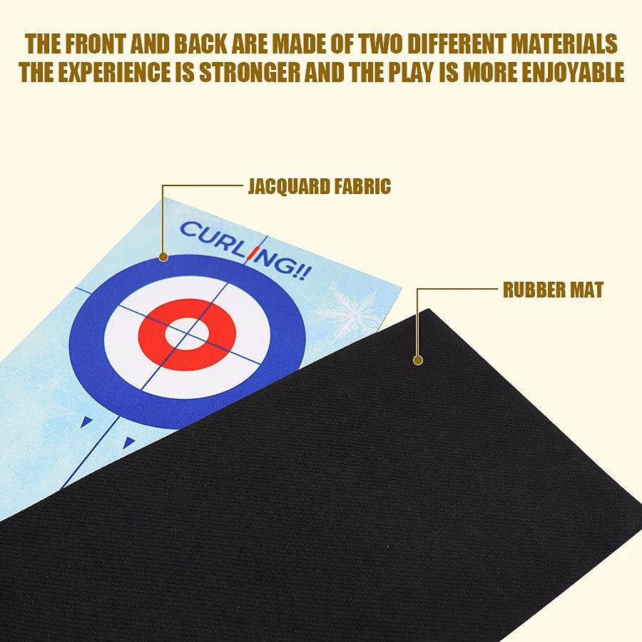 Table curling game is suitable for teenagers or adults, with 8/16 roller skates to choose from for party entertainment games