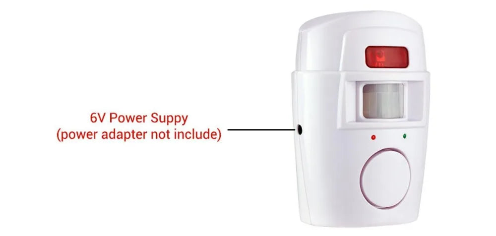 Wireless Motion Sensor Alarm Security Detector Indoor Outdoor Home Security System With Remote Control For House Garage