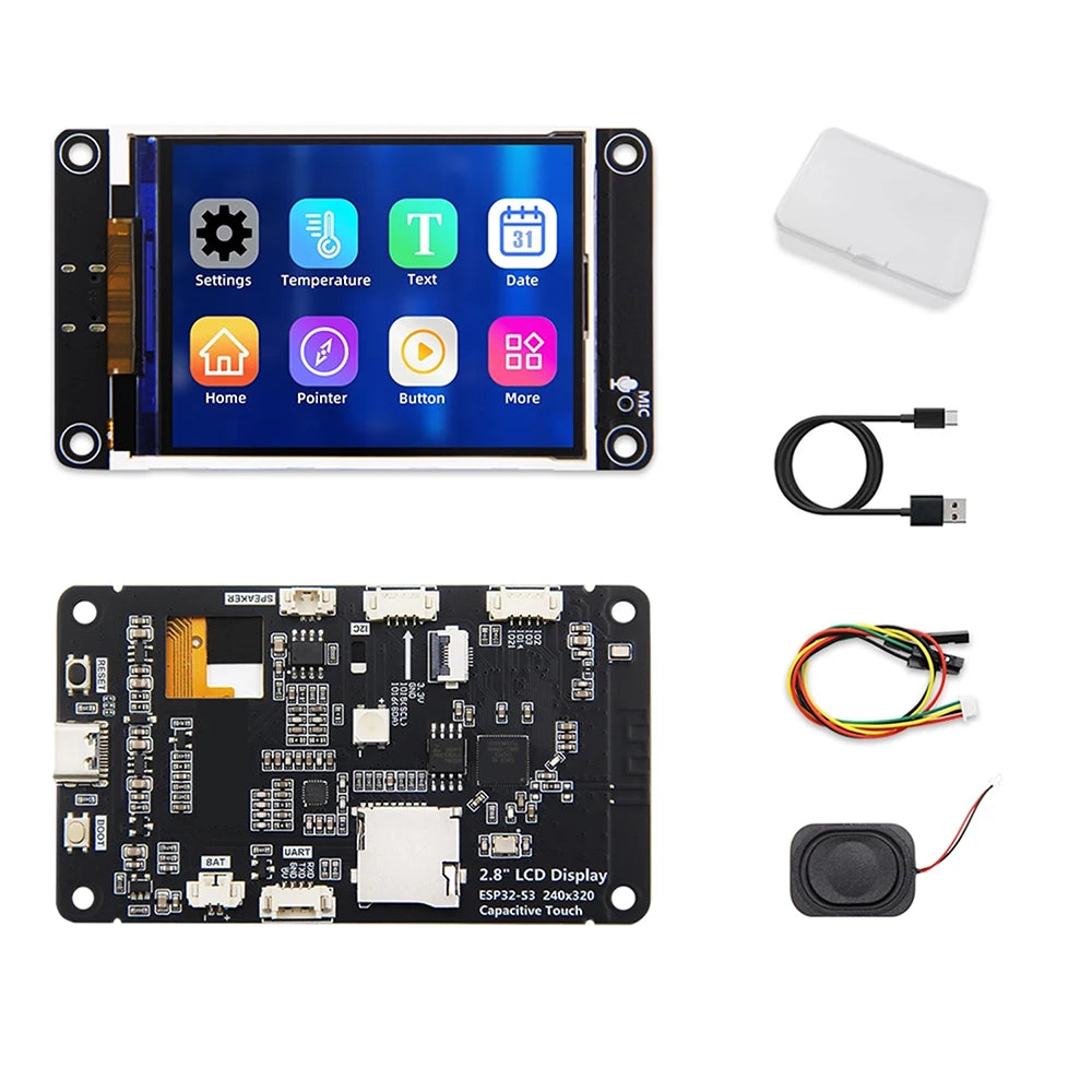 ESP32-S3 ESP32 S3 2.8-inch TFT Module Touch Screen Development Board With WiFi Bluetooth Smart AI Display 240x320 IPS Screen