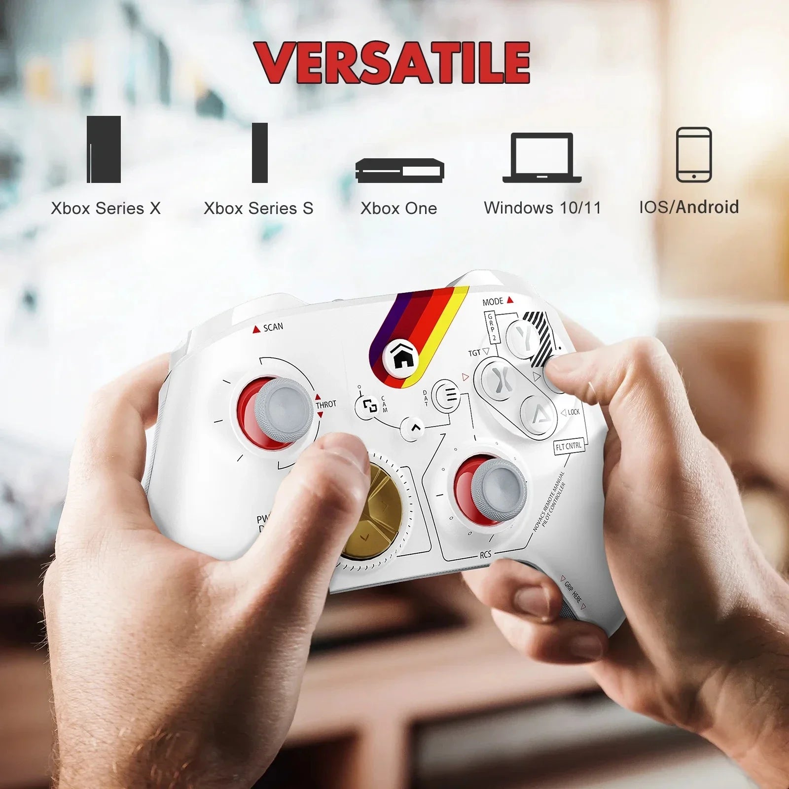 Gaming Gamepad For Xbox One Series X/S Pc With 6-Axis Gyro Sensor Dual Vibration Hall Effect Wireless Game Xbox Controller