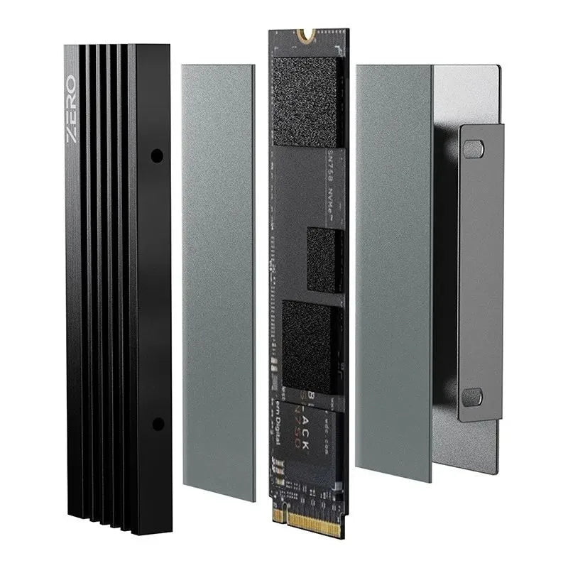 ID-COOLING M05 SSD Heatsink for M.2 2280 NVME Radiator Aluminum Alloy with Thermal Silicone Pad Efficient Cooling for PC