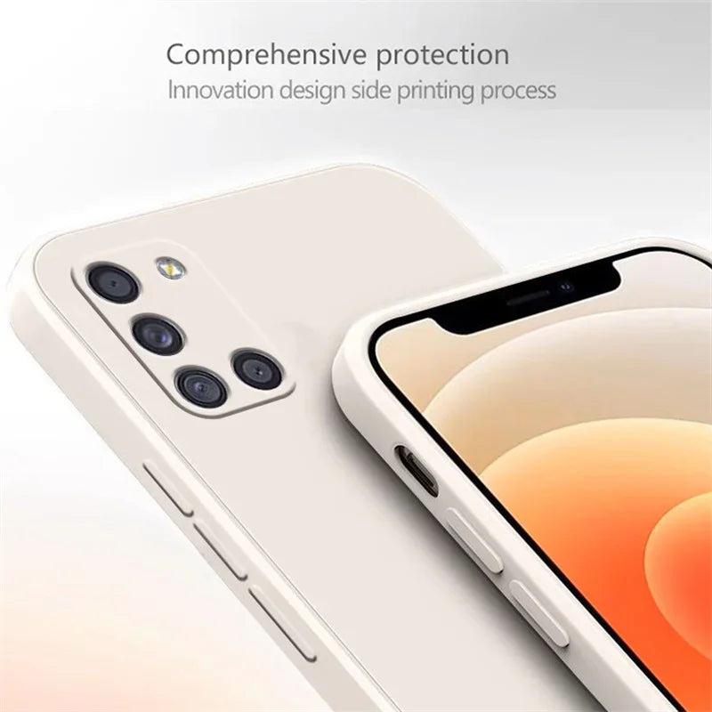 For Samsung A21S Case for Samsung Galaxy A22 A31 A32 A41 Case Silicone TPU Soft Matte Phone Case Back Cover Fundas Coque Bumper