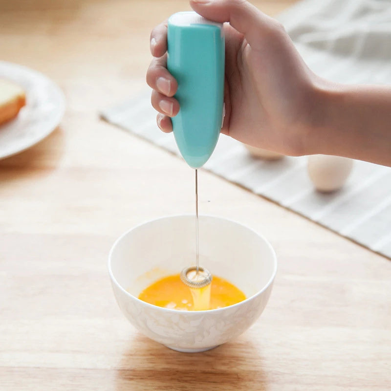 1 PCS Milk Frother Handheld Mixer Foamer Coffee Maker Egg Beater Cappuccino Stirrer Mini Portable Blender Kitchen Whisk Tool