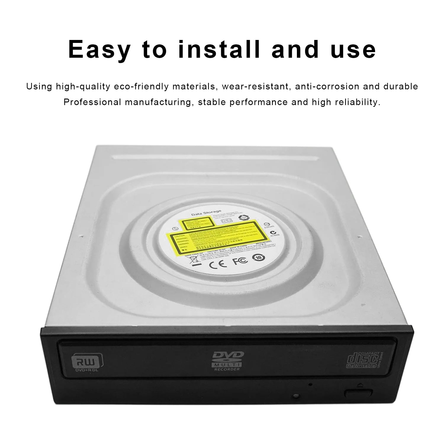 LJIAL Internal 24x SATA DVD RW Burner Drive for Desktop PC, Gaming Consoles (PS5/PS4), Home Theater Systems