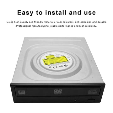 LJIAL Internal 24x SATA DVD RW Burner Drive for Desktop PC, Gaming Consoles (PS5/PS4), Home Theater Systems