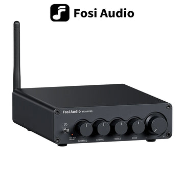 Fosi Audio BT30D PRO Bluetooth Sound Power Amplifier 2.1 Channel Amp Audio Reciver for Speaker Subwoofer 165Wx2 +350W