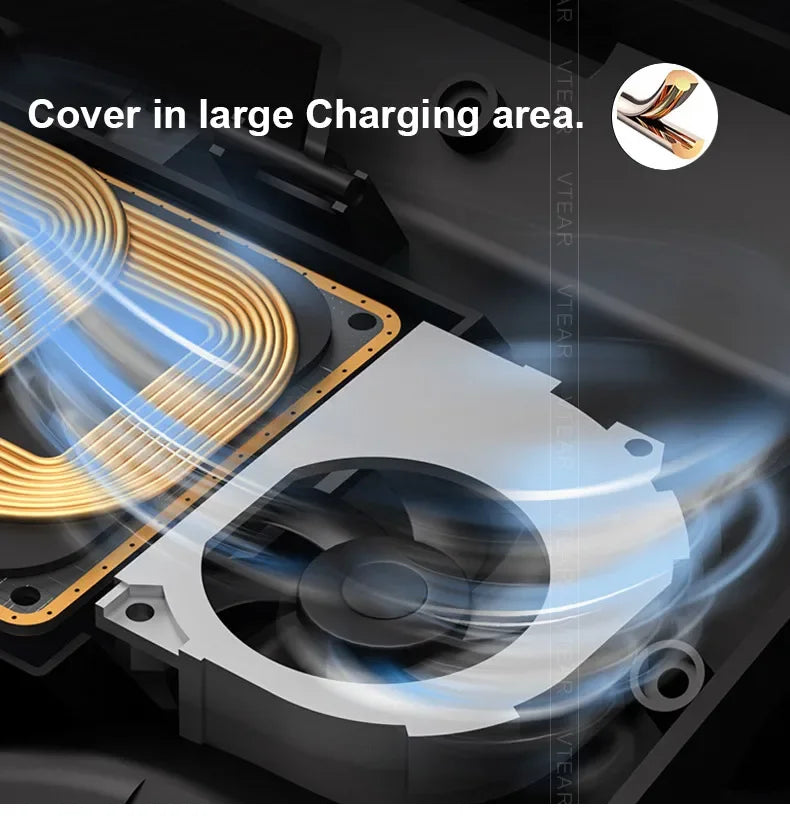 Car Wireless Charger 15w Fast Mobile Phone Charging Panel Adapter For GMC Sierra 2019-2021 Interior Product Accessories