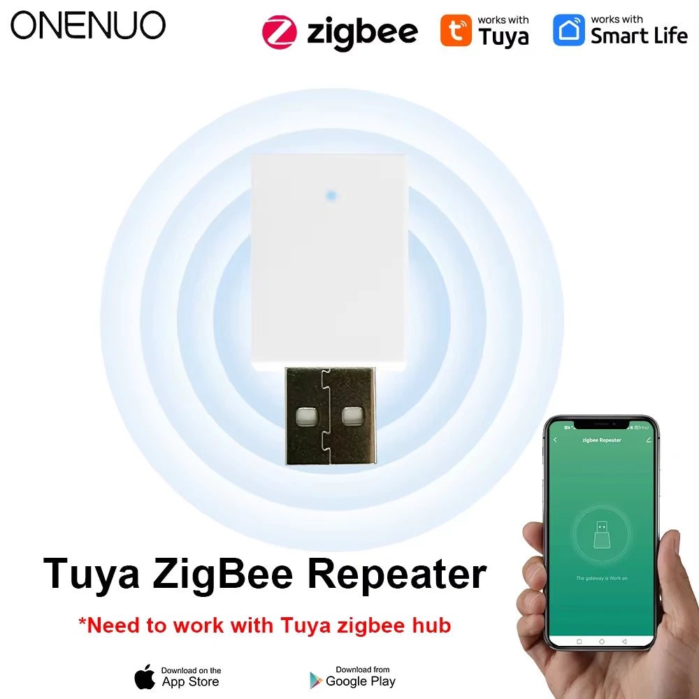 Tuya ZigBee USB Signal Repeater Signal Amplifier Extender for Smart Life ZigBee Gateway Smart Home Devices Assistant Automation