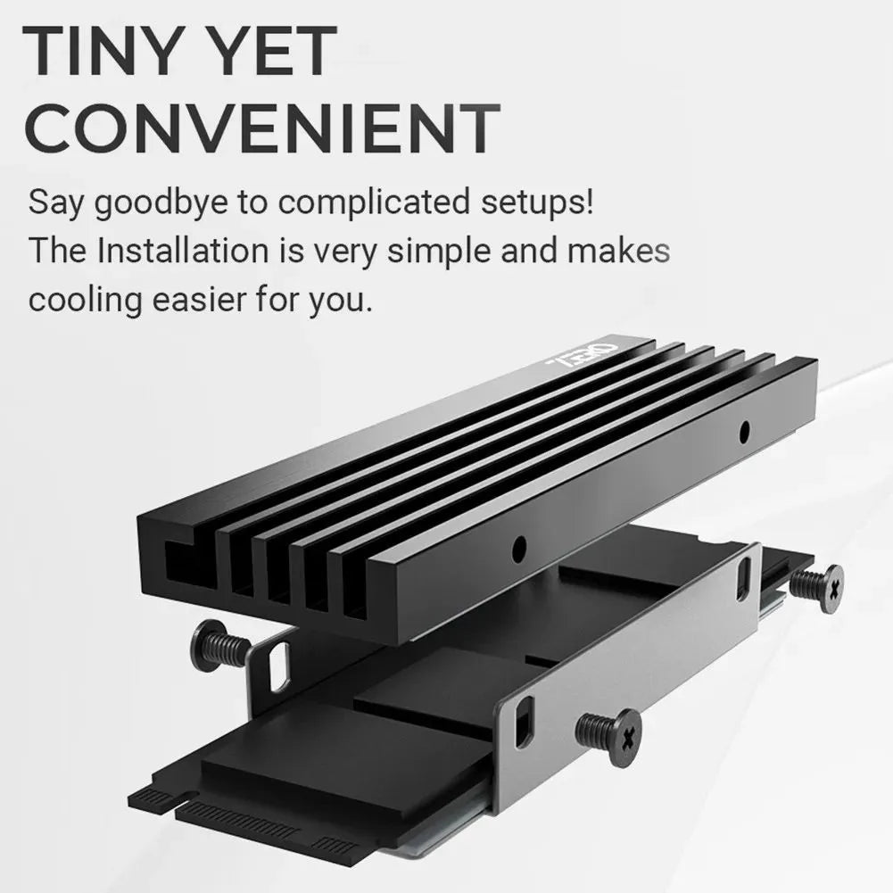 ID-COOLING M05 SSD Heatsink for M.2 2280 NVME Radiator Aluminum Alloy with Thermal Silicone Pad Efficient Cooling for PC