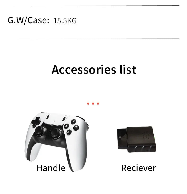 Wireless Game Controller For PS1 PS2 Gaming Controller Video Game Handheld Game Console Video Game Entertainment Gamepad
