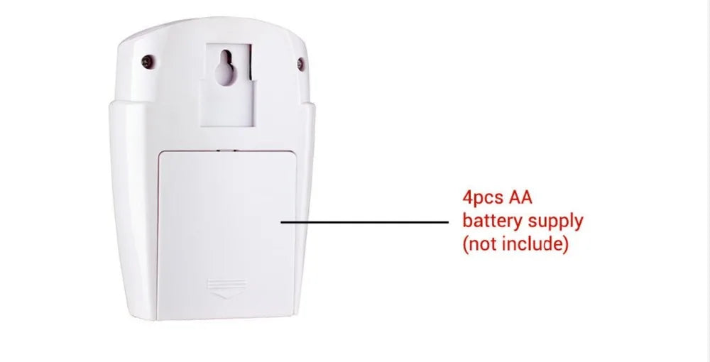 Wireless Motion Sensor Alarm Security Detector Indoor Outdoor Home Security System With Remote Control For House Garage