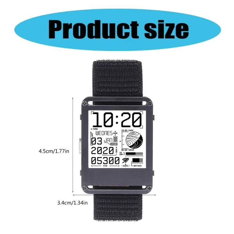 Open Source Electronic Smartwatch Wearable 1.54in Display Screen Drop Shipping