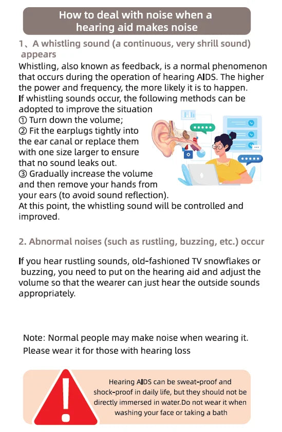 New Compact Lightweight Single Rechargeable Headphones Noise Cancelling Feature Ear-hook Earbuds Suitable For The Elderly