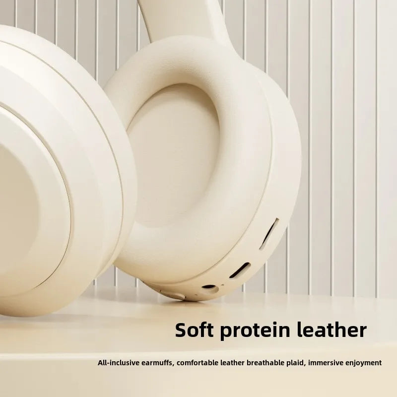 Wireless Headphones Bluetooth 5.1 Over Ear HIFI Stereo Headsets True Active Noise Cancelling Tf Card Support Type-c HD Mic Gifts