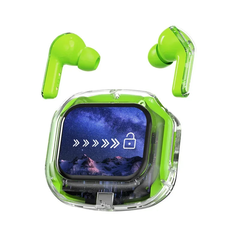Wireless Bluetooth-compatible Earphones Air31 intelligent Touch Color LCD Screen TWS Earbuds HIFI Noise Reduction Stereo Headset