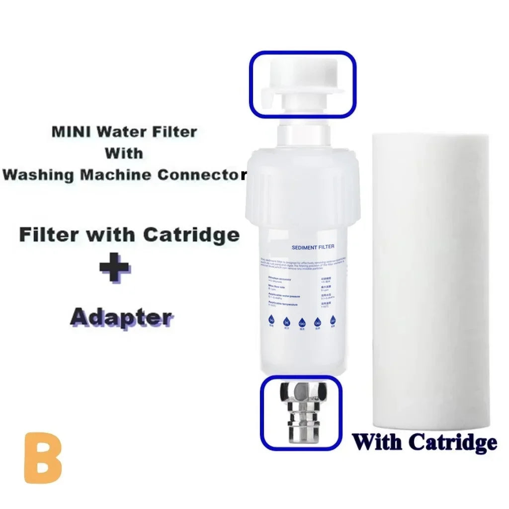 Washing Machine Shower Spray Sediment Water Purifier Filter 5'' PRE FILTER Water Filter Cartridge Toilet Water Heater Pre-filter