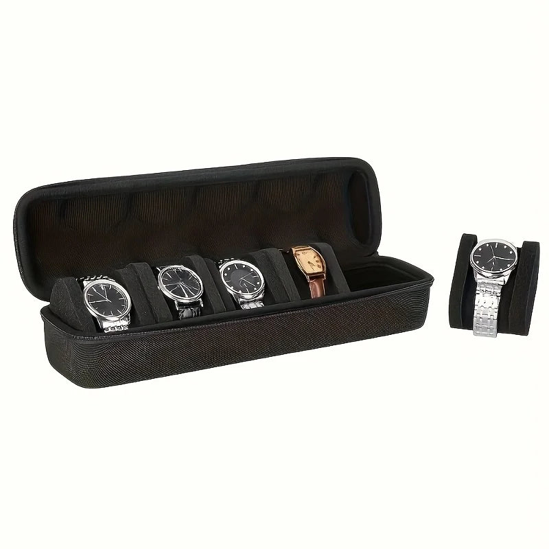 Watch Case Portable Zipper Travel , Dust-proof Single Watch Storage Box for Wristwatches And Smart Watches