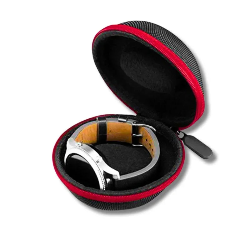 1Pc Travel Case Portable Storage Box For Single Watch Shock And Impact-resistant For Wristwatches Smart Watches