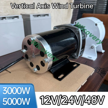 2KW 3KW 5KW 7KW Permanent Magnet Generator 12V 24V 48V Free Energy Generator Set With DC Motor Maglev DIY Wind Turbine 5000W