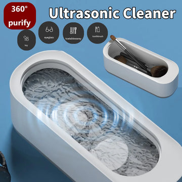 Ultrasonic Cleaning Machine Jewelry Eyeglasses Watches Cleaner USB Rechargeable Cleaning for Pacifier Makeup Tool Eyeglasses